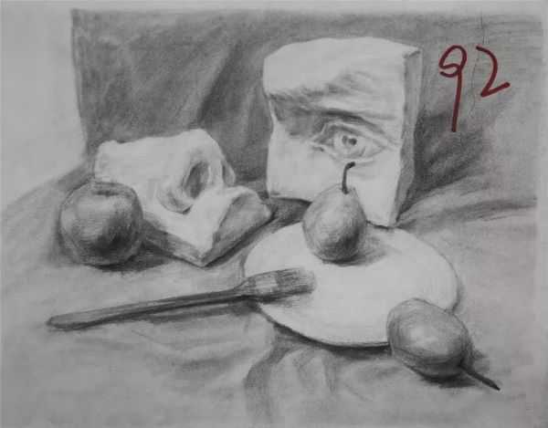 模拟联考素描高分卷_0108.jpeg