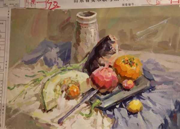 2019年山东省美术高考模拟联考色彩高分卷_093.jpeg