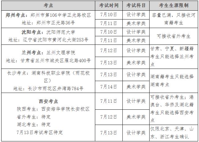 西安美术学院校考时间表.jpg 西安美术学院校考时间表.jpg