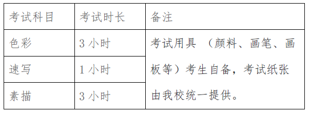 清华大学美术学院校考考试科目.png 清华大学美术学院校考考试科目.png